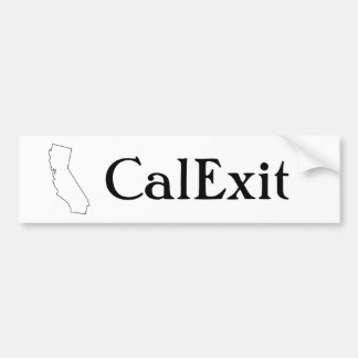 CalExit Kalifornien går ut bildekalet Bildekal