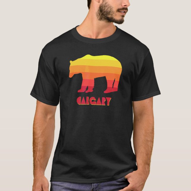 Calgary Alberta Björn T Shirt (Framsida)