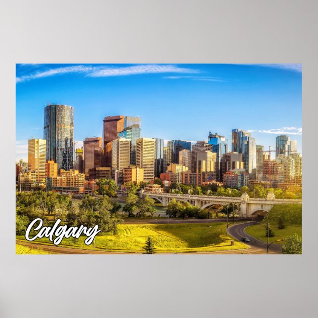 Calgary, Alberta, Kanada Poster (Framsidan)