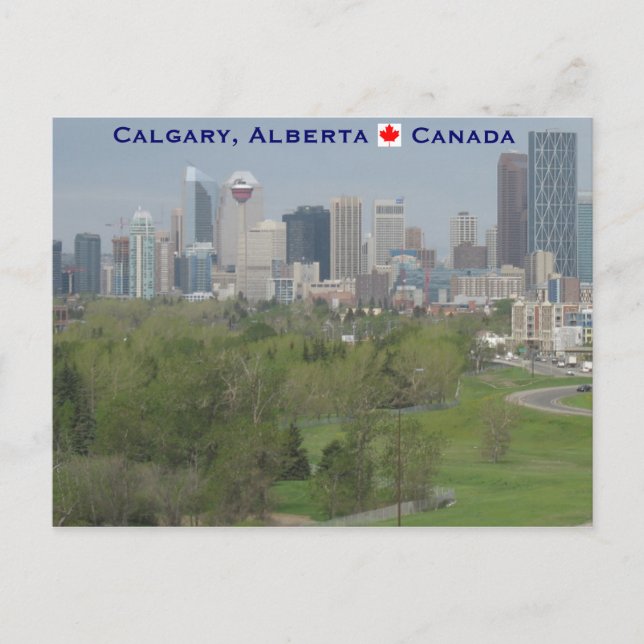Calgary Alberta Kanada Vykort (Framsida)