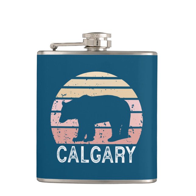 Calgary Alberta Retro Bear Fickplunta (Framsidan)