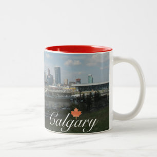 Calgary Alberta Två-Tonad Mugg