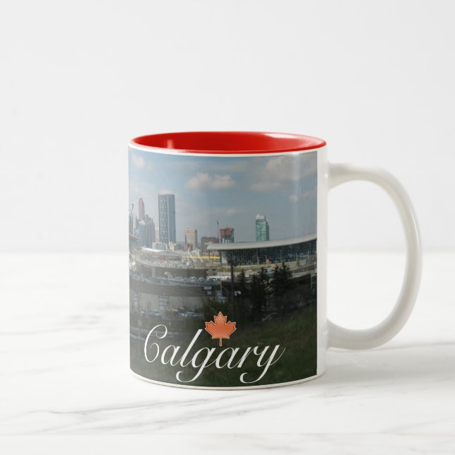 Calgary Alberta Två-Tonad Mugg (Höger)