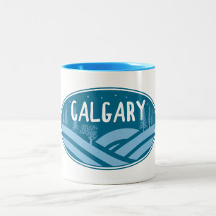 Calgary Alberta Utomhus Två-Tonad Mugg