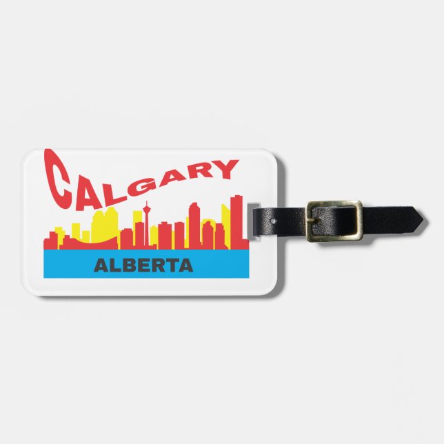 Calgary Bagagebricka (Horisontell Framsida)