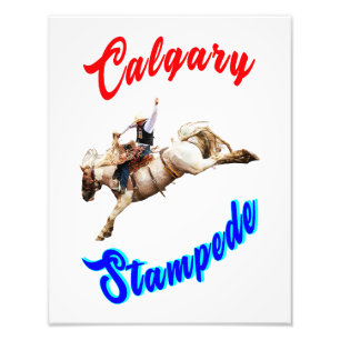 Calgary Canada Horses juli Riders Calgary Stampede Fototryck