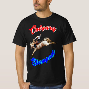 Calgary Canada Horses juli Riders Calgary Stampede T Shirt