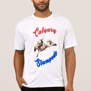 Calgary Canada Horses juli Riders Calgary Stampede T Shirt