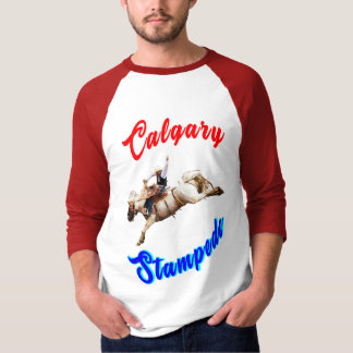 Calgary Canada Horses juli Riders Calgary Stampede T Shirt