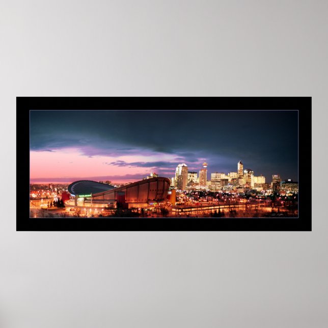 Calgary Chinook & Sunset Poster (Framsidan)