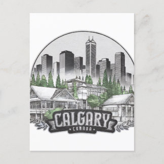 Calgary City Canada USA Vykort