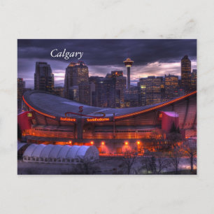 Calgary Downtown Sunset-vykort Vykort