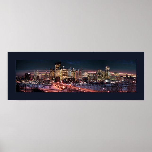 Calgary - Fryst flod (Dubblan vid gränsen) Poster (Framsidan)