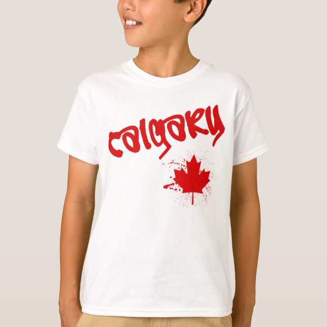 Calgary Graffiti T Shirt (Framsida)