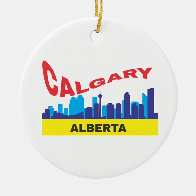 Calgary Julgransprydnad Keramik (Framsidan)