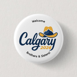 Calgary Kanada 2026 Internationell Konventionsnål Knapp
