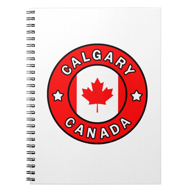 Calgary Kanada Anteckningsbok (Framsidan)