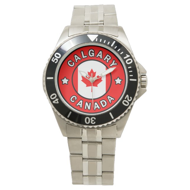 Calgary Kanada Armbandsur (Framsida)