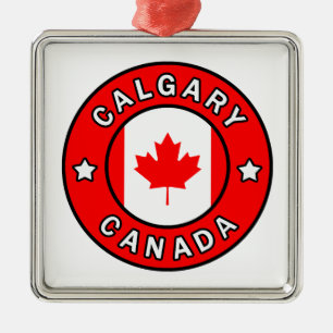 Calgary Kanada Julgransprydnad Metall
