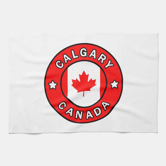Calgary Kanada Kökshandduk (Horisontell)