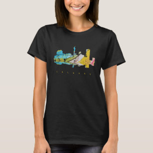 Calgary Kanada Modern Siluett Resa T-Shirt