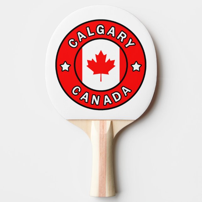 Calgary Kanada Pingisracket (Framsidan)
