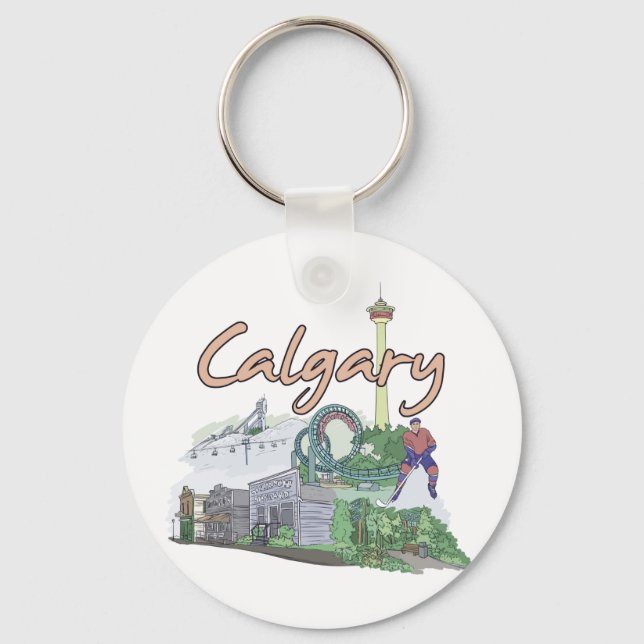 Calgary - Kanada.png Nyckelring (Framsida)