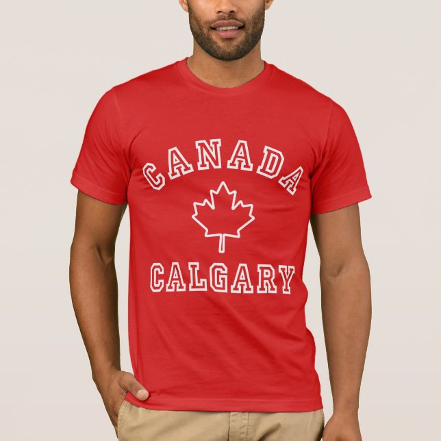 Calgary Kanada Tee (Framsida)
