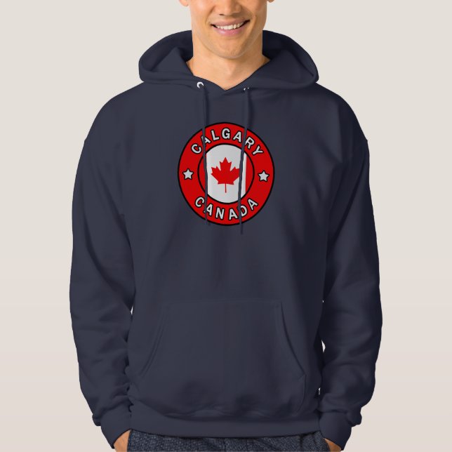 Calgary Kanada Tröja Med Luva (Framsida)