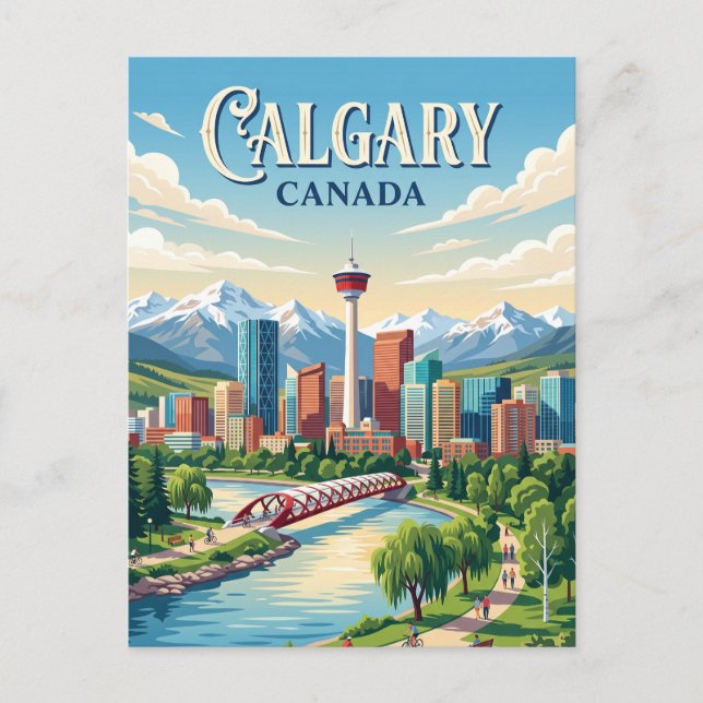 Calgary, Kanada Vykort (Framsida)