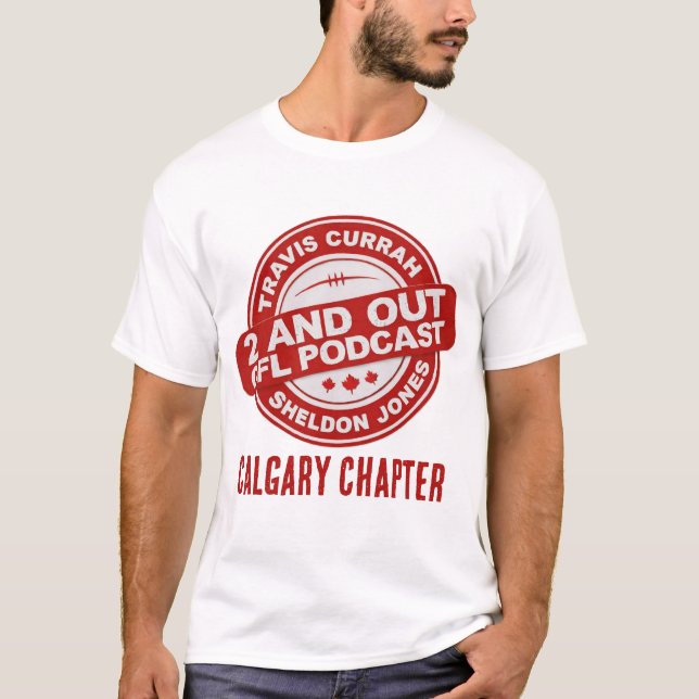 Calgary Kapitel T Shirt (Framsida)
