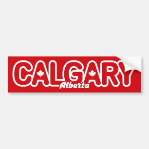 Calgary löv bildekal