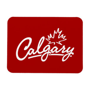 Calgary Löv-skript Magnet