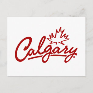 Calgary Löv-skript Vykort