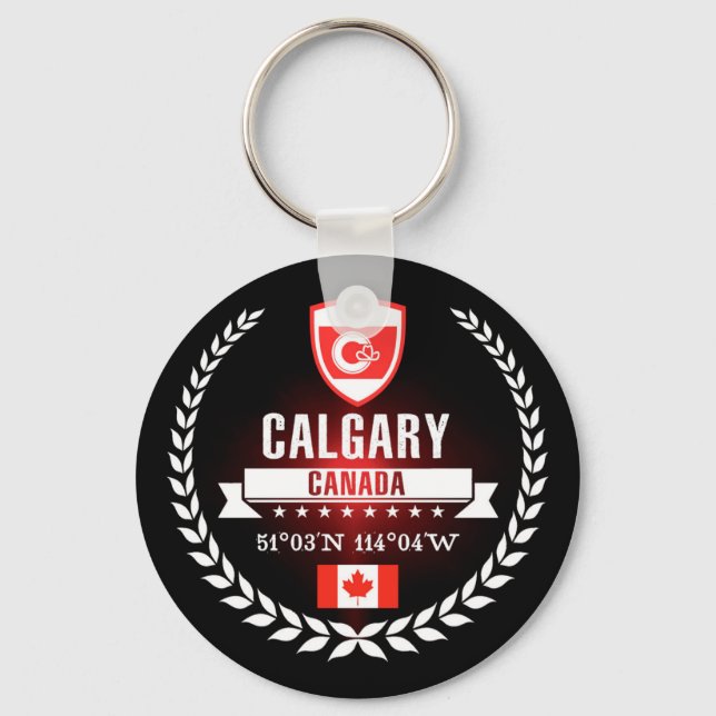 Calgary Nyckelring (Framsida)