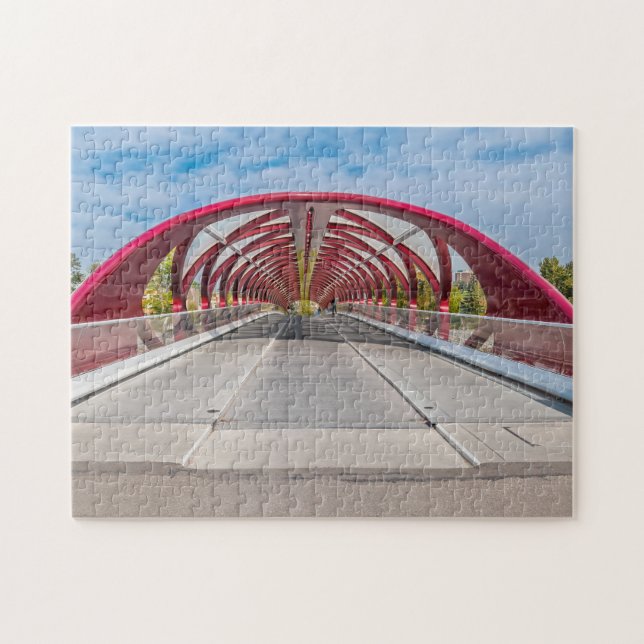 Calgary Peace Bridge. Pussel (Horisontell)