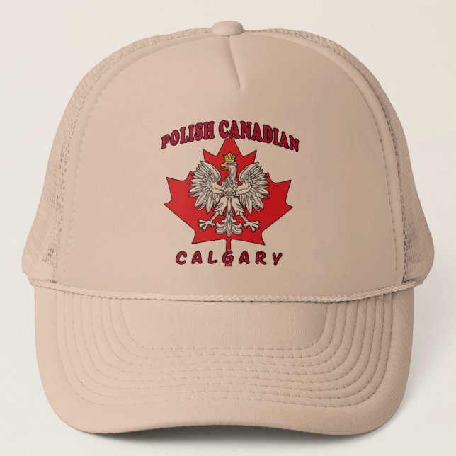 Calgary Polska Canadian Löv Keps (Framsida)
