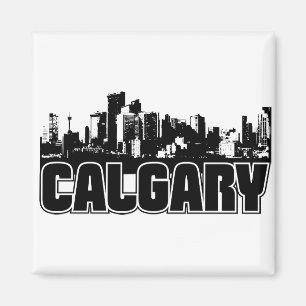 Calgary Skyline Magnet