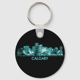 Calgary Skyline Nyckelring