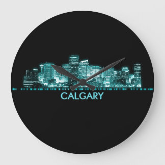 Calgary Skyline Stor Klocka