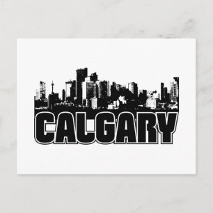 Calgary Skyline Vykort
