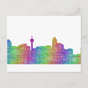 Calgary Skyline Vykort