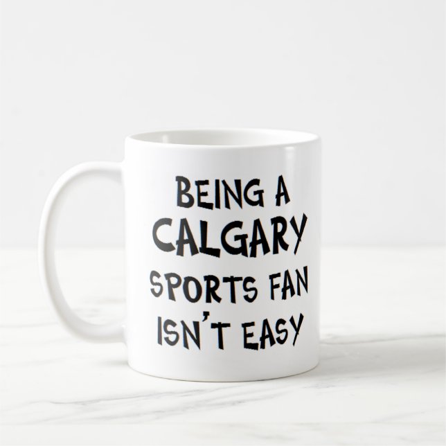 Calgary sport fan, att vara kaffemugg (Vänster)