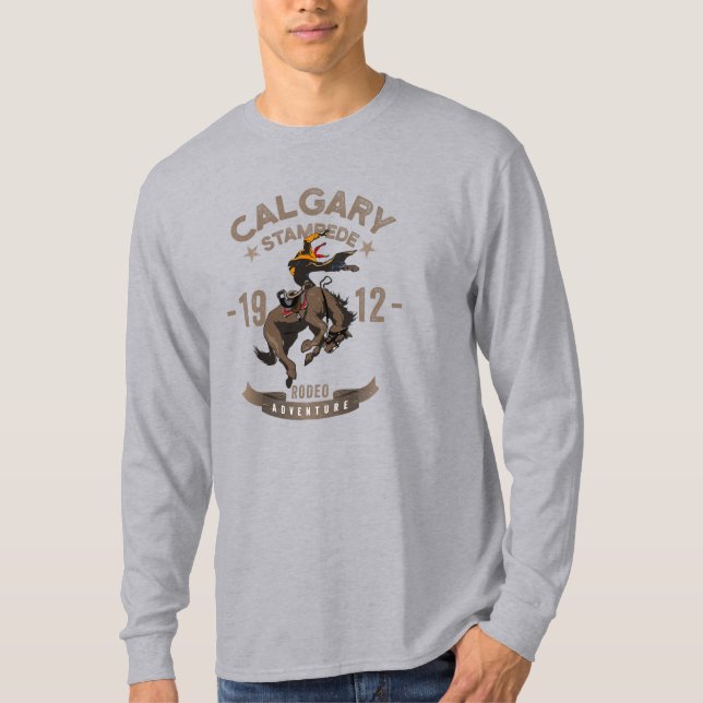 Calgary Stampede Rodeo | MANAR LÅNGÄRMAD T Shirt (Framsida)