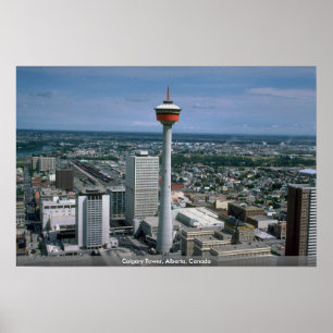 Calgary torn, Alberta, Kanada Poster