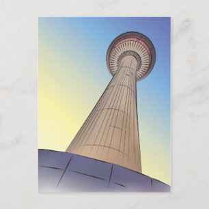 Calgary Torn Illustration Vykort