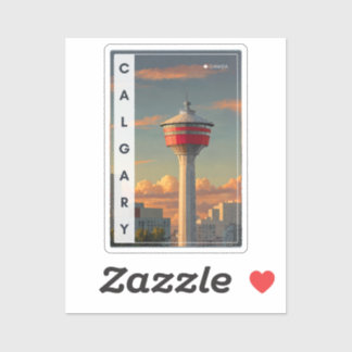 Calgary Tower Klistermärke Souvenir Klistermärken
