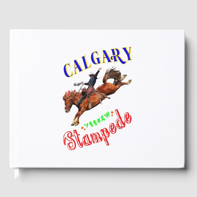 Calgary Yeehaw Stampede Gästböcker (Framsida)