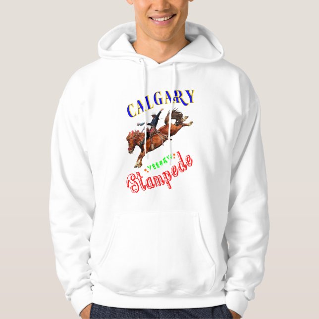 Calgary Yeehaw Stampede Hoodie (Framsida)