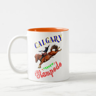 Calgary Yeehaw Stampede Två-Tonad Mugg